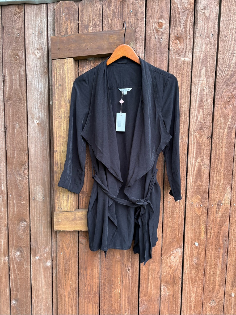 NWT Cabi Black Drape Lightweight Cardigan STYLE